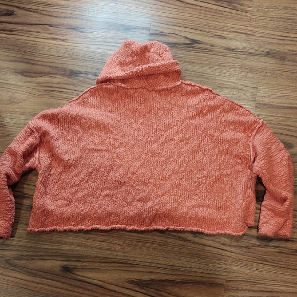 Free People Vibrant Orange Turtleneck Sweater - Picture 12 of 14